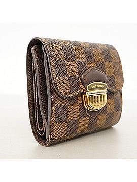 Louis Vuitton Louis Vuitton Damier Portefeuille Joy N60034 Ebene Women's Wallet (view 2)