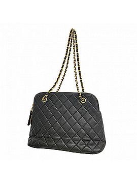 Chanel Chanel Matelassé Shoulder Bag, Caviar Leather, Black, Women's (view 1)