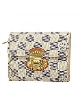 Louis Vuitton Louis Vuitton Tri-fold Wallet Damier Azur Portefeuille Joy N60030 White Women's (view 1)