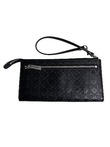 Coach debossed patent Leather Wristlet (view 1)