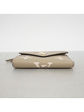 Louis Vuitton Louis Vuitton Tri-fold Wallet Monogram Empreinte Bicolor Portefeuille Victorine M81861 Tourterelle Cream Ladies (view 2)