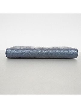 Louis Vuitton Louis Vuitton Monogram Empreinte Zippy Wallet M80958 Metallic Blue Women's Long (view 2)