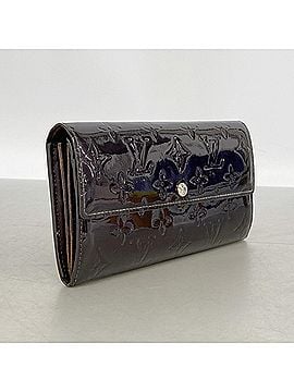 Louis Vuitton Louis Vuitton Vernis Portefeuille Sarah Long Wallet M93524 Amarante Ladies (view 2)