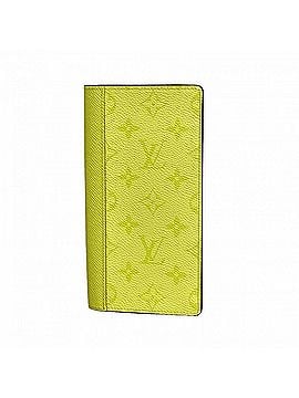 Louis Vuitton Louis Vuitton Long Wallet Taigarama Portefeuille Brazza M14131 Lemon Men's (view 1)