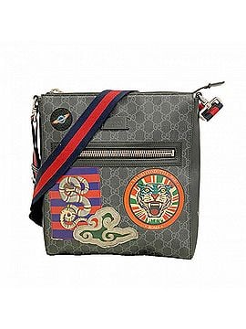 Gucci Gucci GG Supreme Shoulder Bag 474137 Black Men's (view 1)