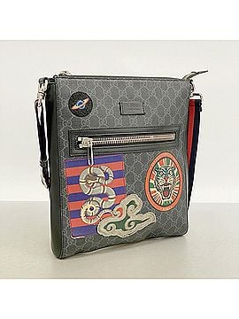 Gucci Gucci GG Supreme Shoulder Bag 474137 Black Men's (view 2)