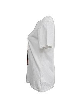 Christian Dior Dior The Subversive Stitch Printed T-shirt in White Cotton (view 2)