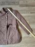 Talbots 100% Polyester 100% Polyester 100% Polyester Solid Brown Jacket Size L - photo 8
