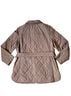 Talbots 100% Polyester 100% Polyester 100% Polyester Solid Brown Jacket Size L - photo 2