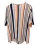 Cure Stripes Multi Color Short Sleeve Blouse Size 1X - photo 2