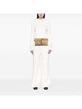 Gucci GG Canvas Web Double Pocket Belt Bag (view 2)