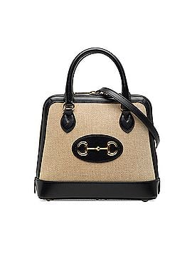 Gucci Small Canvas Horsebit 1955 Satchel (view 1)