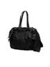 Prada 100% Nylon Black Tessuto Python Print Bow Satchel One size - photo 3