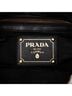 Prada 100% Nylon Black Tessuto Python Print Bow Satchel One size - photo 6