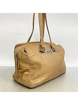 Chanel Chanel Chocolate Bar Handbag, Caviar Leather, Brown, Women's (view 2)