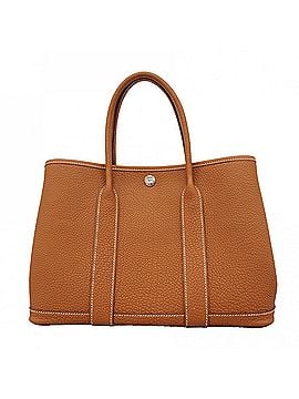 Hermès Hermes Garden TPM Tote Bag, Negonda Gold, W Stamp, Women's (view 1)