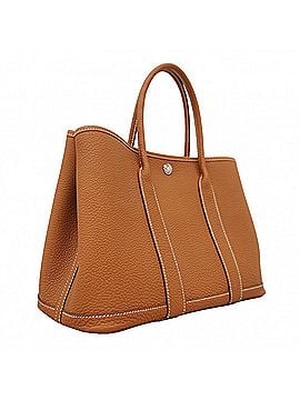 Hermès Hermes Garden TPM Tote Bag, Negonda Gold, W Stamp, Women's (view 2)