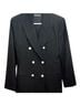 Marciano 100% Wool 100% Acetate Solid Black Blazer Size 4 - photo 1