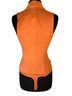 Bebe Solid Orange Sleeveless Silk Top Size S - photo 2