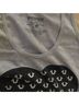 True Religion Black Gray Short Sleeve Top Size L - photo 3