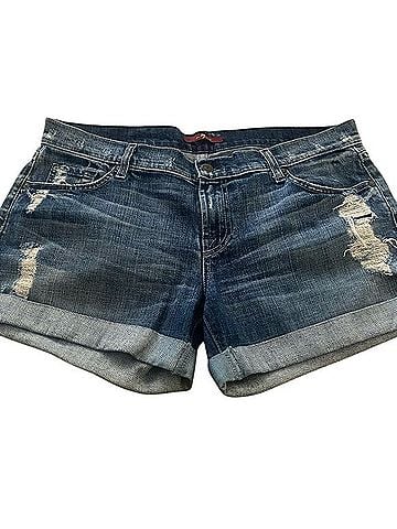 7 For All Mankind Denim Shorts (view 1)