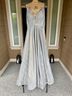 Mac Duggal 100% Polyester 100% Acetate Silver Cocktail Dress Size 16 - photo 4