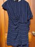 Prabal Gurung Plaid Blue White Casual Dress Size 2 - photo 6