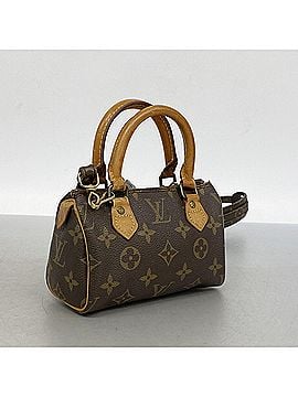 Louis Vuitton Louis Vuitton Monogram Mini Speedy Handbag M41534 Brown 2-way bag for women (view 2)