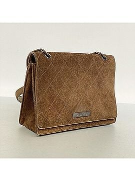 Chanel Chanel Matelassé Suede Shoulder Bag, Dark Brown, Women's (view 2)