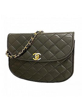 Chanel Chanel Matelassé Shoulder Bag, Paris Limited Edition, Chain Shoulder, Lambskin, Black &amp; Gold, Women's (view 1)