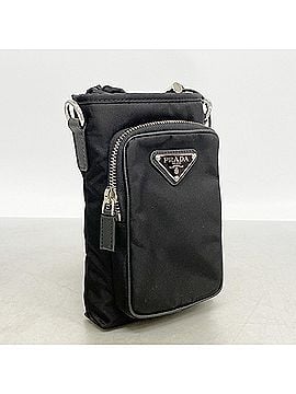 Prada Prada Tessuto Nylon Shoulder Bag, Black, Women's (view 2)