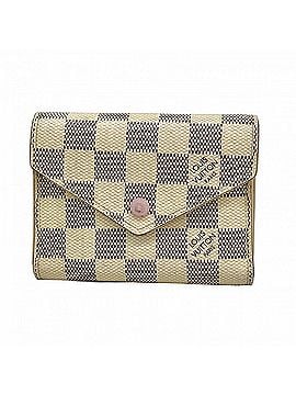 Louis Vuitton Louis Vuitton Tri-fold Wallet Damier Azur Portefeuille Victorine N64022 White Rose Ballerine Women's (view 1)
