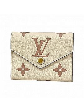 Louis Vuitton Louis Vuitton Tri-fold Wallet Monogram Empreinte Bicolor Portefeuille Victorine M80086 Crème Bois de Rose Women's (view 1)