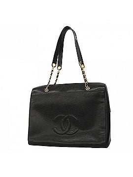 Chanel Chanel Shoulder Bag, Chain Shoulder, Caviar Leather, Black, Women's (view 1)