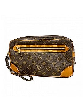 Louis Vuitton Louis Vuitton Monogram Marly Dragonne GM Clutch Bag M51825 Brown Men's (view 1)
