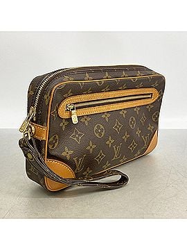 Louis Vuitton Louis Vuitton Monogram Marly Dragonne GM Clutch Bag M51825 Brown Men's (view 2)
