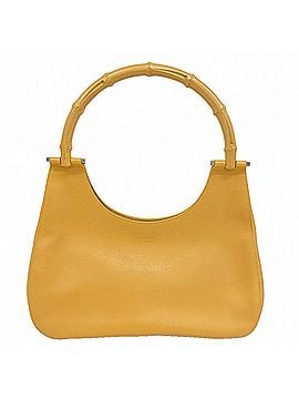 Gucci Gucci Bamboo Handbag 001 3739 Leather Beige Women's (view 1)