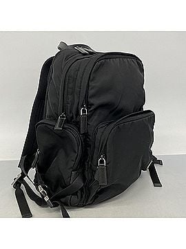 Prada Prada Tessuto Nylon Backpack/Daypack, Black, Men's (view 2)