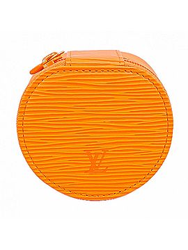 Louis Vuitton Louis Vuitton Epi Leather Case, Ecrin Bijou 10 M4822H, Mandarin Linen, Ladies'. (view 1)