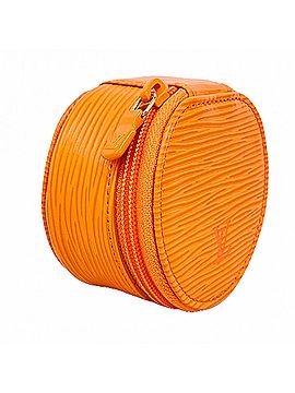 Louis Vuitton Louis Vuitton Epi Leather Case, Ecrin Bijou 10 M4822H, Mandarin Linen, Ladies'. (view 2)