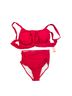 Lucky Solid Red Two Piece Swimsuit Size S - photo 1
