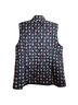 Talbots 100% Polyester 100% Polyester 100% Polyester Print Blue Vest Size XL - photo 2