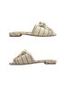 Saks Fifth Avenue Stripes Multi Color Sandals Size 6 - photo 8