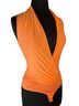 Bebe Solid Orange Sleeveless Silk Top Size S - photo 5