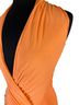 Bebe Solid Orange Sleeveless Silk Top Size S - photo 6