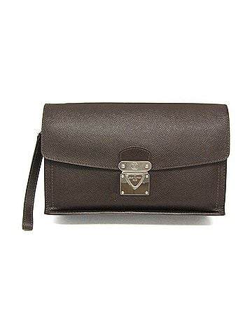 Louis Vuitton Louis Vuitton Taiga Veraia M32598 Men's Clutch Bag Grizzly (view 1)