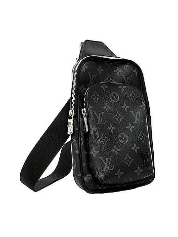 Louis Vuitton Louis Vuitton Monogram Eclipse Avenue Sling Bag PM M47137 Black Men's (view 2)