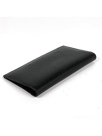 Salvatore Ferragamo Salvatore Ferragamo Gancini Bi-fold Long Wallet, Leather, Black, 0569, Women's (view 2)