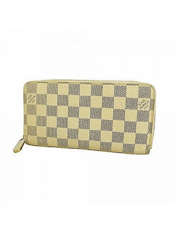 Louis Vuitton Louis Vuitton Damier Azur Zippy Wallet N60019 White Women's Long (view 1)