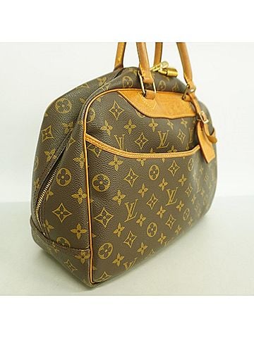 Louis Vuitton Louis Vuitton Monogram Deauville Handbag M47270 Brown Women's (view 2)